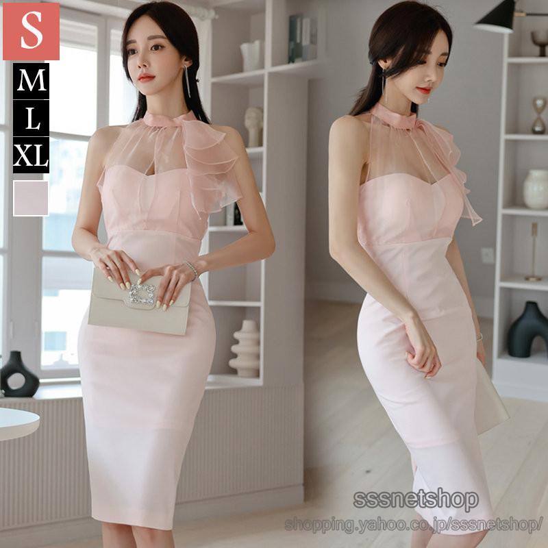 レディース ワンピース 膝丈 夏 ノースリーブ 着痩せ タイト 結婚式 二次会 入学式 卒業式 お呼ばれ ドレス 大人 フェミニン Sssnetshop Chutn Sssヤフーショップ 通販 Yahoo ショッピング