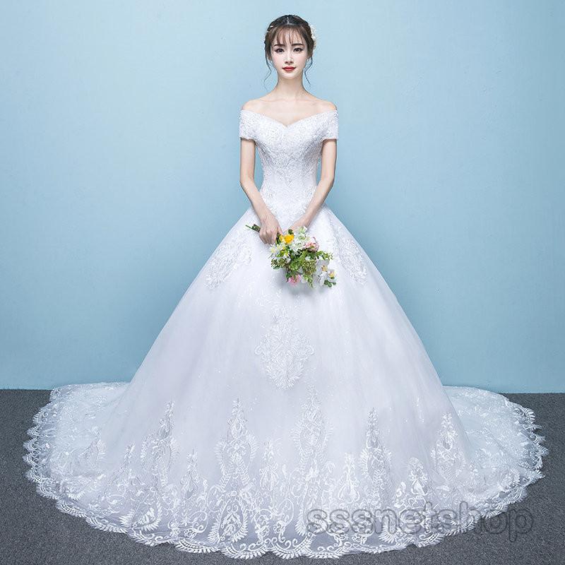 ウエディングドレス Vネック デコルテ 袖あり ホワイト チュール Aラインドレス 結婚式 ブライダル 二次会 ロングドレス 花嫁 前撮り 後撮り Sssnetshop Chutn 1 Sssヤフーショップ 通販 Yahoo ショッピング