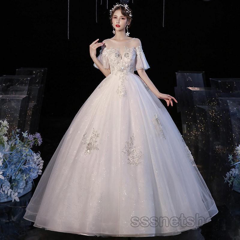 人気no 1 本体 ウェディングドレス 結婚式 演奏会 花嫁ドレス ウェディング プリンセスドレス パーティー 白ドレス チュール ハイウエスト A ライン レディース Sssnetshop Chutn Sssヤフーショップ 通販 Yahoo ショッピング お1人様1点限り Www