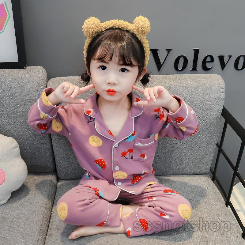 キッズ 子供服 秋冬用 純綿パジャマ 寝巻き 長袖 女の子 可愛い 果物柄 苺柄 上下セット かわいい 子供 冬 秋 あったか 可愛い 長袖 ガールズ Sssnetshop Chutn Sssヤフーショップ 通販 Yahoo ショッピング