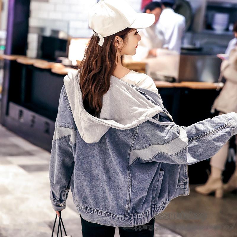新年の贈り物 デニムコート レディース フード付き デニム フェイクレイヤード ファッション 長袖 おしゃれ お出かけ 春冬 フェミニン おしゃれ 韓国風 21春 Sssnetshop チェスターコート サイズ S Www We Job Com
