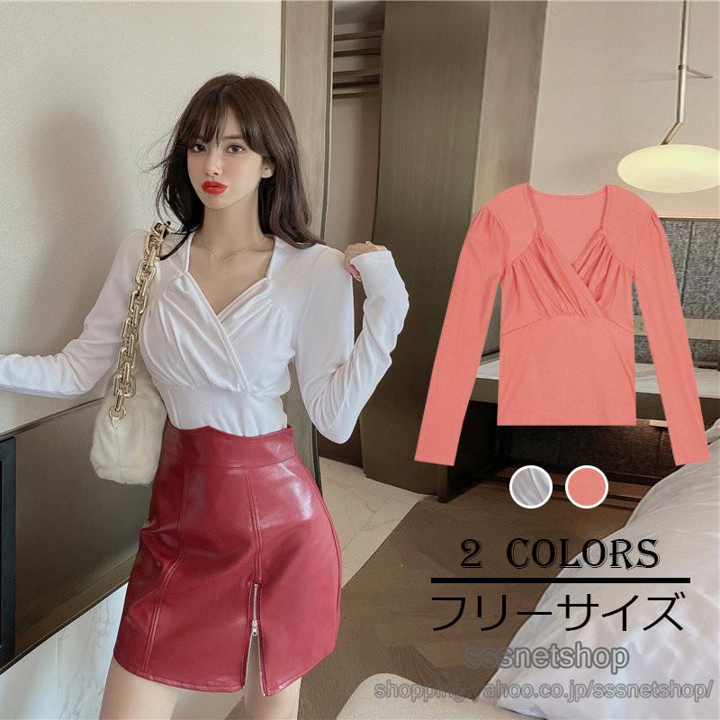 ブラウス トップス レディース ｖネック スリム 長袖 春服 パフスリーブ オシャレ カジュアル 春服 ファッション レトロ 気質 デイリー 同窓会 Sssnetshop Chutn Sssヤフーショップ 通販 Yahoo ショッピング