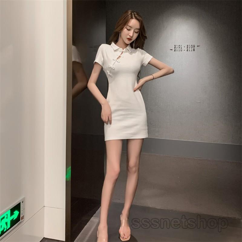 チャイナドレス チャイナ服 ワンピース レディース 無地 着痩せ セクシーワンピース ボディコン カジュアル おしゃれ 人気 お出かけ パーティードレス 結婚式 Chutn Sssヤフーショップ 通販 Yahoo ショッピング