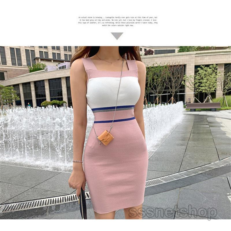 Sssnetshop ワンピース 膝丈 夏物 ファッション キャミワンピース レディース 着痩せ 体型カバー 薄手 ストライプ 丸首 ノースリーブ 旅行 リラックス感 Chutn Sssヤフーショップ 通販 Yahoo ショッピング