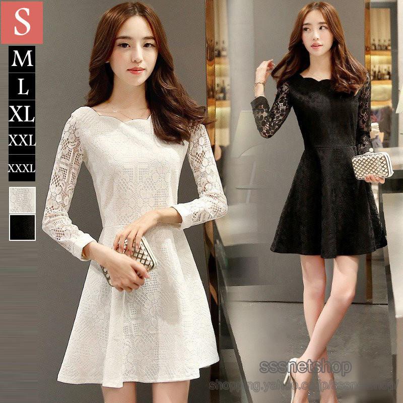 ワンピース レディース ワンピ 丸首ワンピース 長袖ワンピース エレガント ミニワンピ ゆったり キレイめ おしゃれ 韓国ファッション 着回し Sssnetshop Chutn Sssヤフーショップ 通販 Yahoo ショッピング