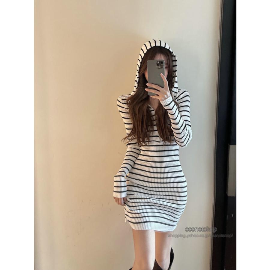タイトワンピース セクシーワンピース 体型カバー Vネック 長袖 タイトワンピース セクシーワンピース 体型カバー Vネック 長袖