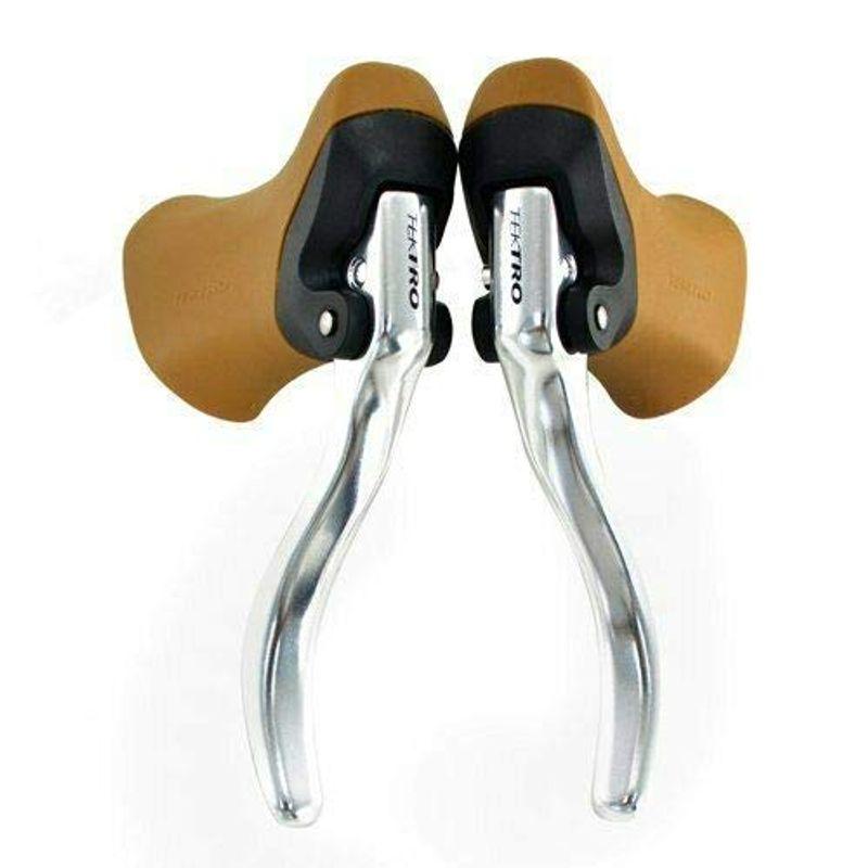 TEKTRO RL340 Brake Lever Set Road Bike 23.8mm and 24.2mm Rubber Hood B