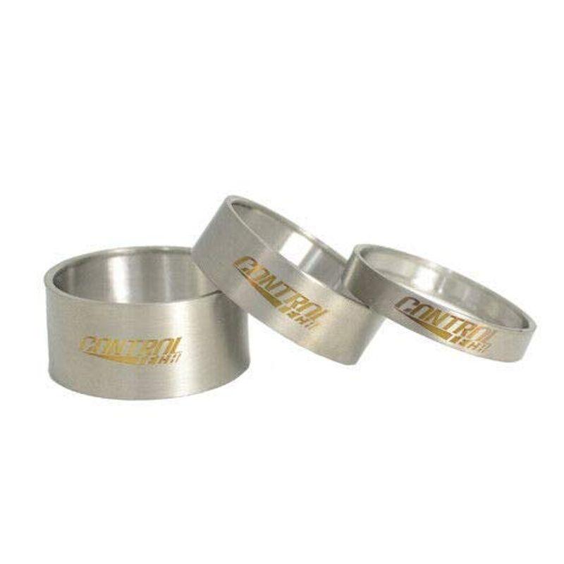 Controltech Titanium 11/8 inch Bicycle Headset Spacer 3 pcs/1set, HSS