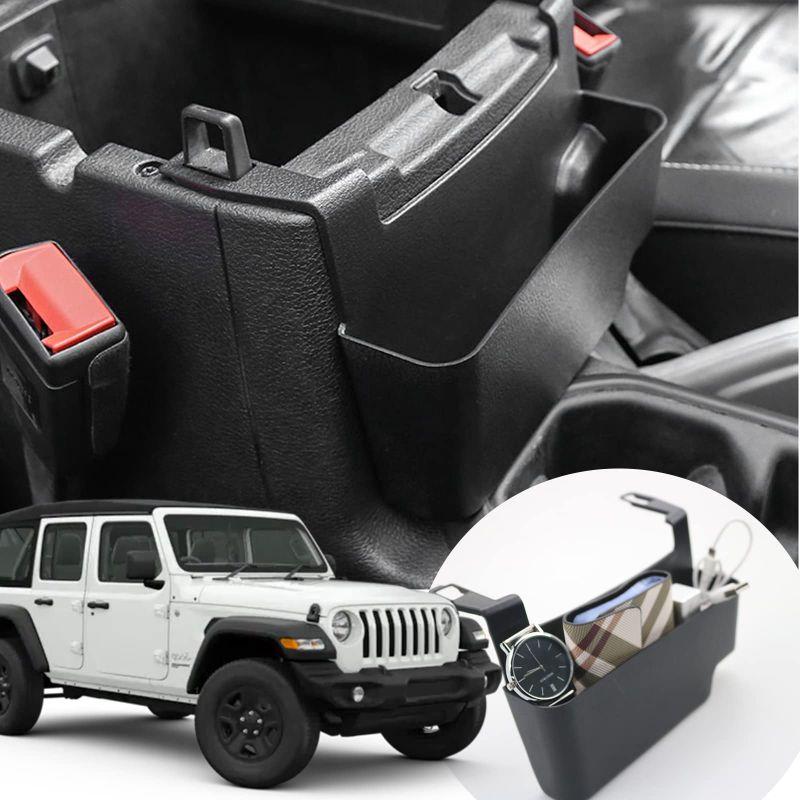 SHAOHAO ジープ ラングラー JL 2018 車用収納ボックス センターコンソール トレイ センター Jeep Wrangler JL