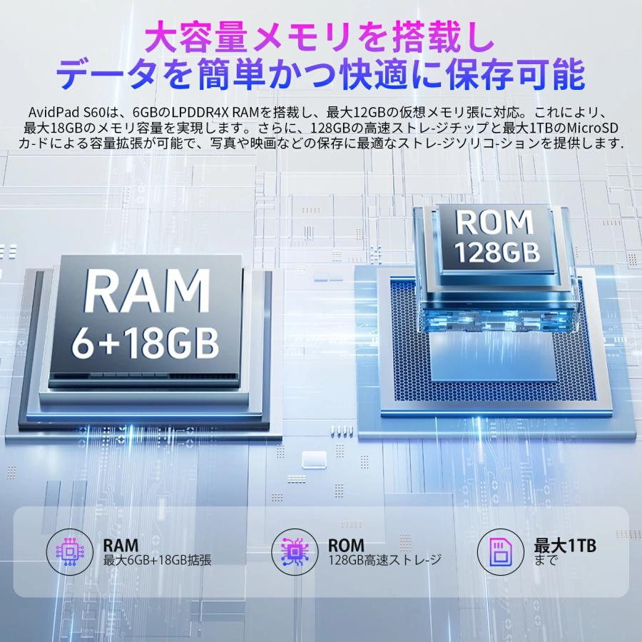 タブレット 本体 Android16 S60 10インチ Wi-Fiモデル 2000*1200 FHD大
