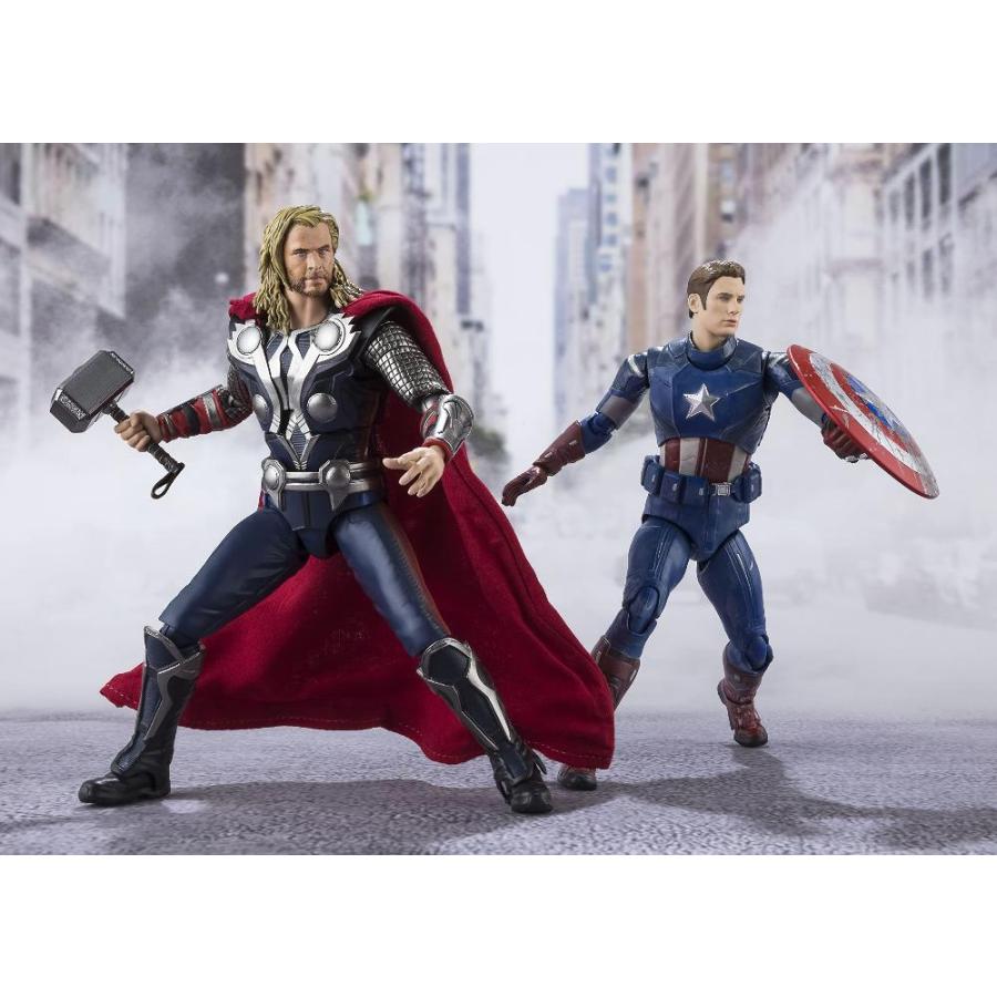 S.H.フィギュアーツ アベンジャーズ キャプテン・アメリカー《AVENGERS ASSEMBLE》EDITIONー 約150mm PVC&ABS製｜st-3｜06