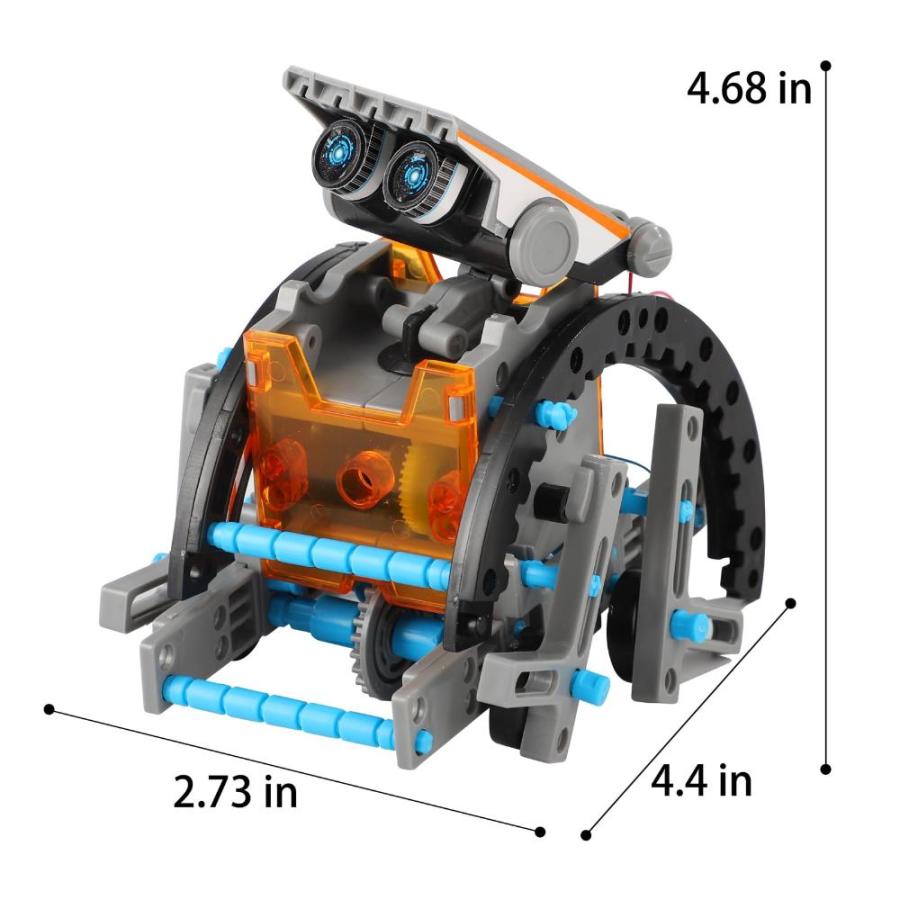［ラッキーダグ］ Lucky Doug ソーラーロボットキット 12ーinー1 サイエンスSTEMロボットキット おもちゃ（8ー12歳の子供向け） サ｜st-3｜02