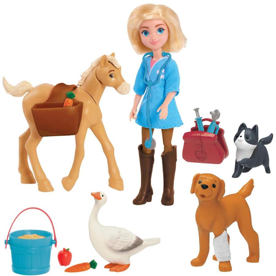 DreamWorks Spirit Riding Free Abigail’s Vet Set, 16ーpieces, Kids Toys for A｜st-3｜03