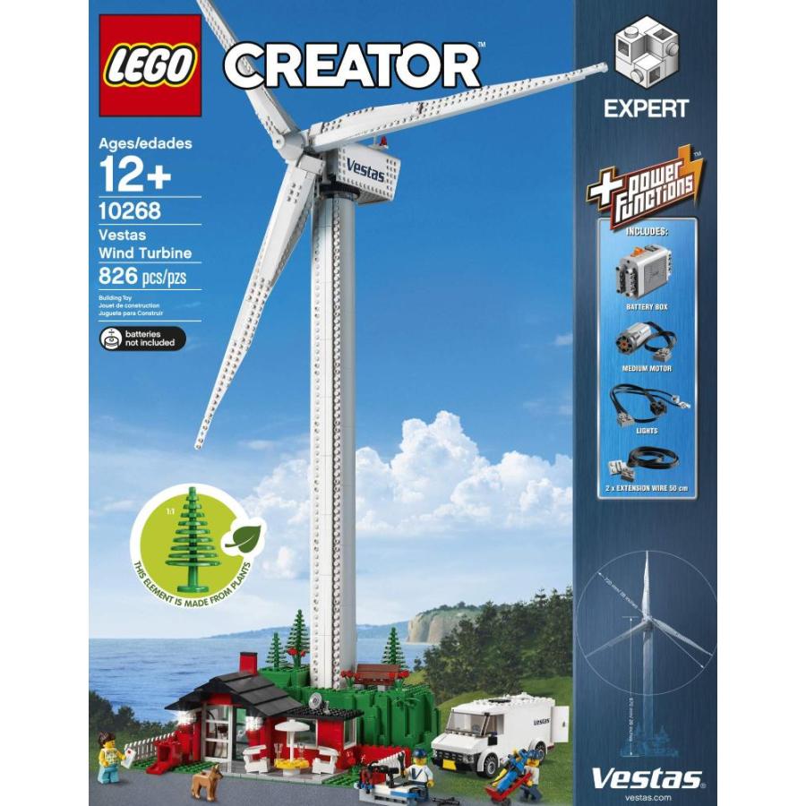 LEGO Creator Expert Vestas Wind Turbine 10268 Building Kit , New 2019 (826P｜st-3｜03