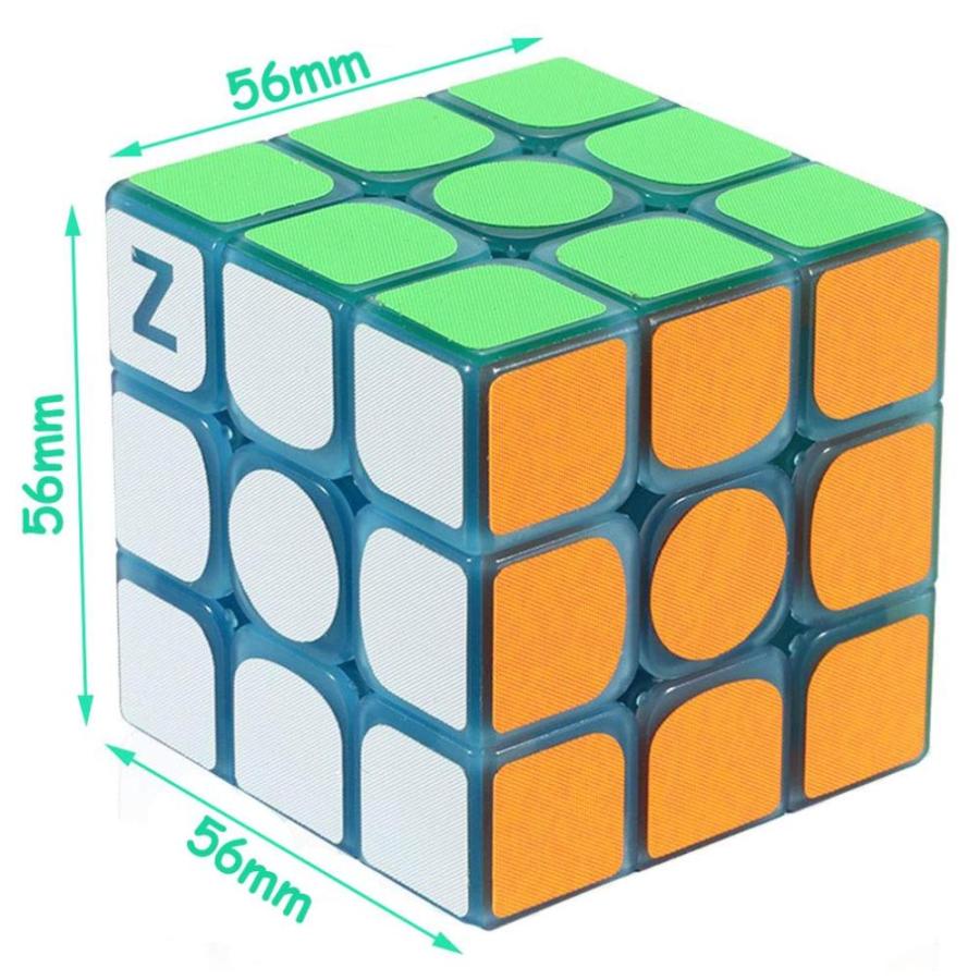 TANCH Glow in the Dark speed Cube 3x3x3 Magic Cube Puzzle Toy Half transpar｜st-3｜05