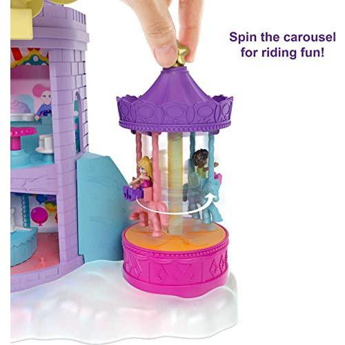 Polly Pocket Rainbow Funland Theme Park, 3 Rides, 7 Play Areas, Polly and S｜st-3｜06