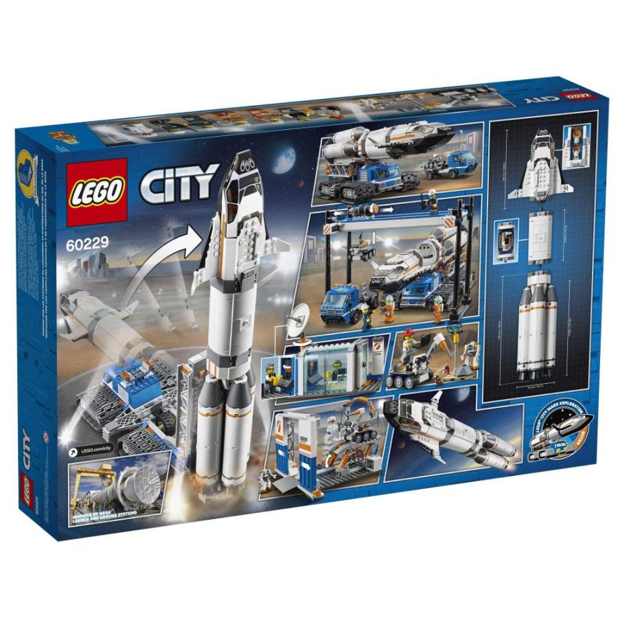 LEGO City Rocket Assembly & Transport 60229 Building Kit, New 2019 (1055 Pi｜st-3｜05