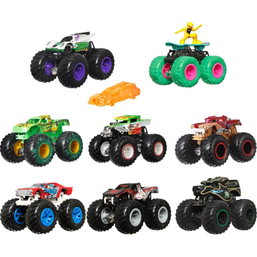 Hot Wheels ホットウィール Monster Trucks 1:15 Scale Gunkster RC Truck, Glows in Th  : ys0000028741426299 : StandingTriple株式会社 - 通販 - Yahoo!ショッピング