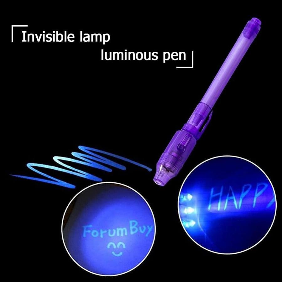 ZUNTENG Invisible Ink Pen,7Pcs Spy Pen,Invisible Disappearing Ink Pen with｜st-3｜04