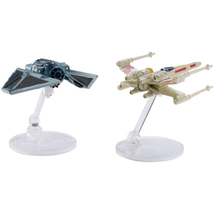 Hot Wheels ホットウィール スターウォーズ Rogue One Starship Raven Red 5 Deluxe vs. XーWing｜st-3｜02