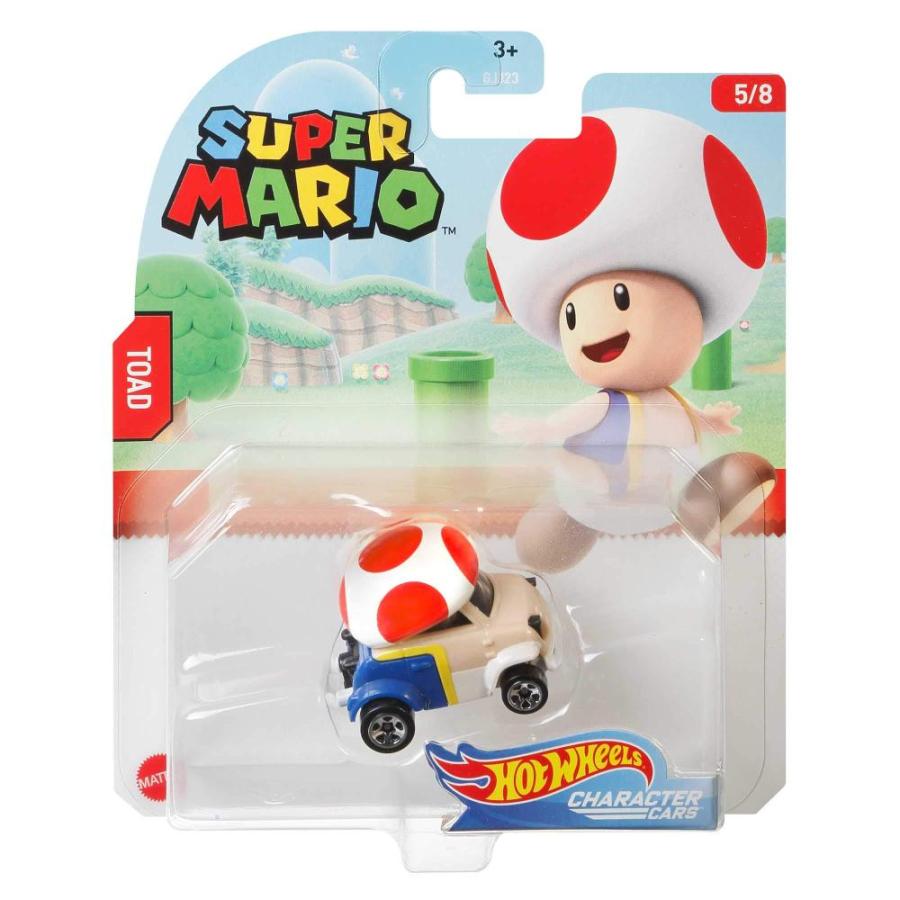 Hot Wheels ホットウィール Gaming Character Car Super Mario 2020 SeriesーToad Vehicl｜st-3｜03