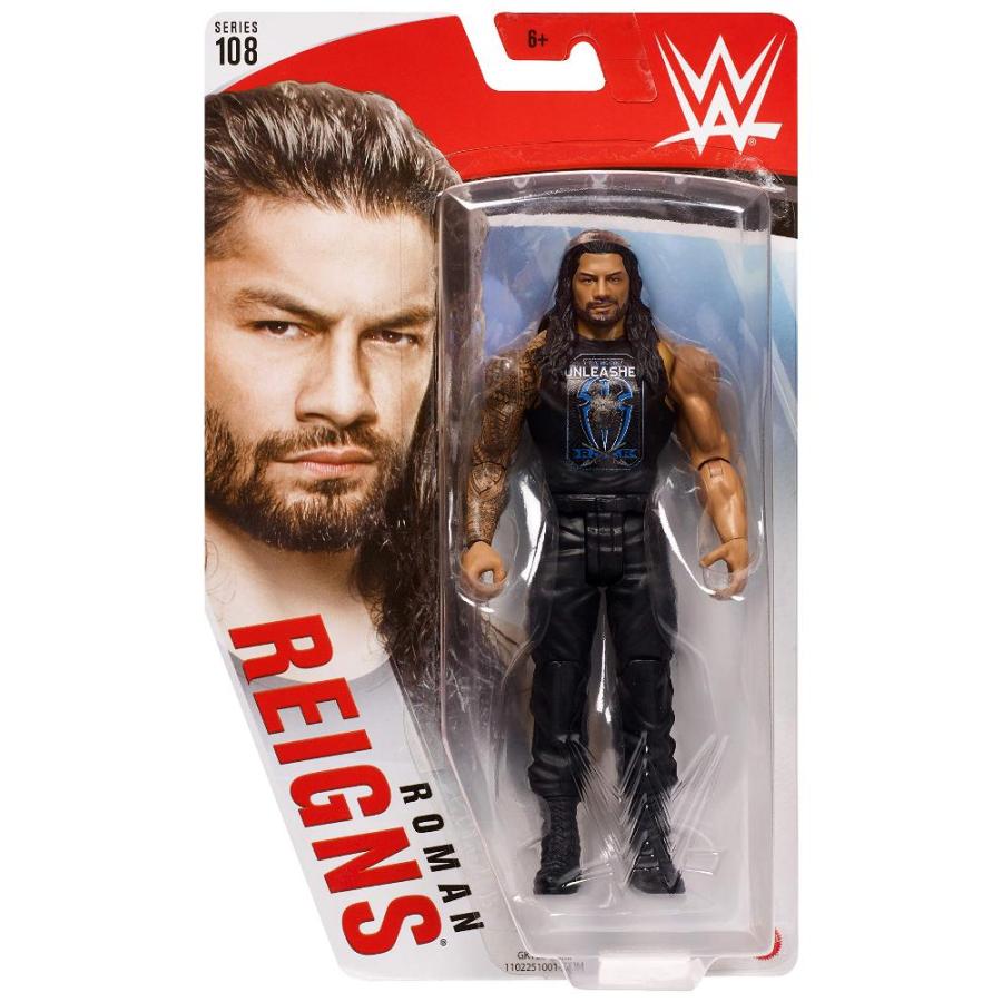 WWE Mattel Roman Reigns Basic Series #108 Action Figure in 6ーinch Scale wit｜st-3｜05