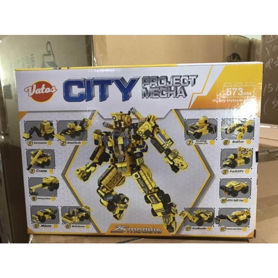 VATOS STEM Building Toys, 573 PCS Robot STEM Toys for 6 Year Old Boys 25ーin｜st-3｜09