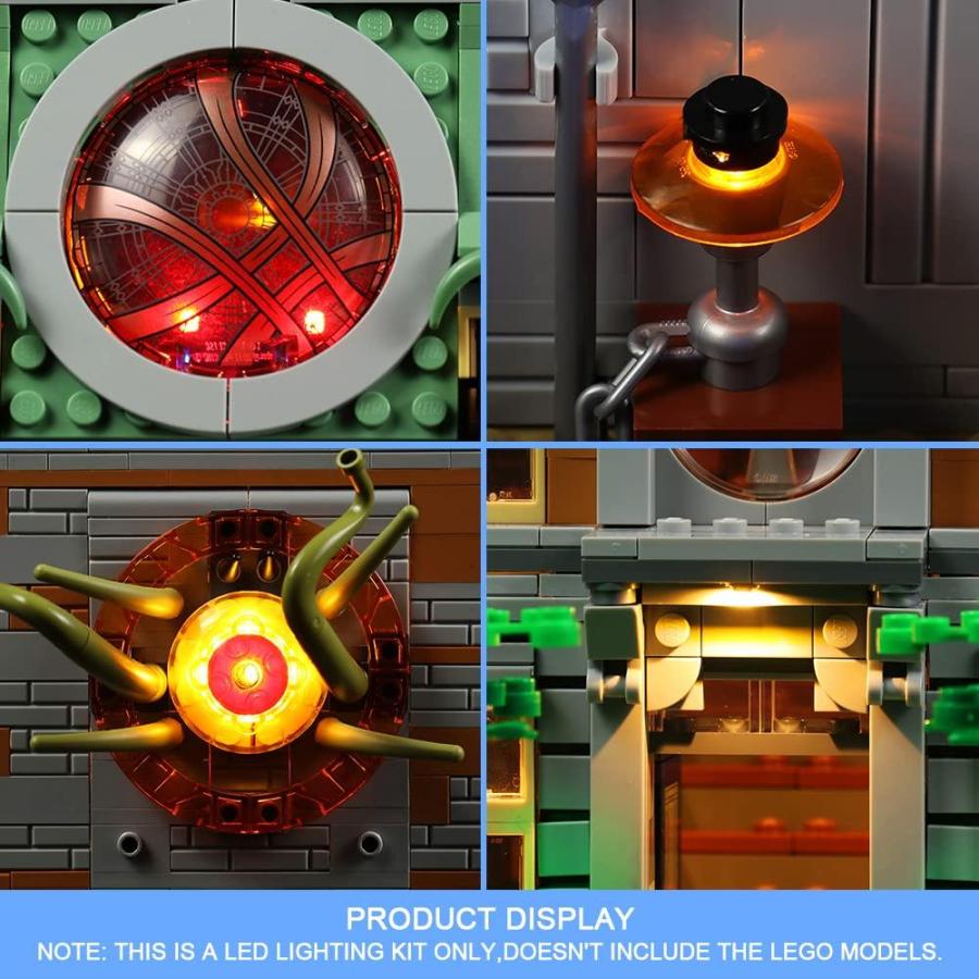 VONADO LEDライトキット LEGO Sanctum Sanctorum 76218用 DIY照明 Dr Strange Legoモジュラービル｜st-3｜04