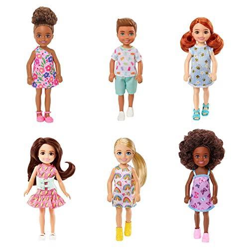バービー Barbie Chelsea Doll (Brunette Curly Hair) Wearing OneーShoulder Flowerー｜st-3｜09