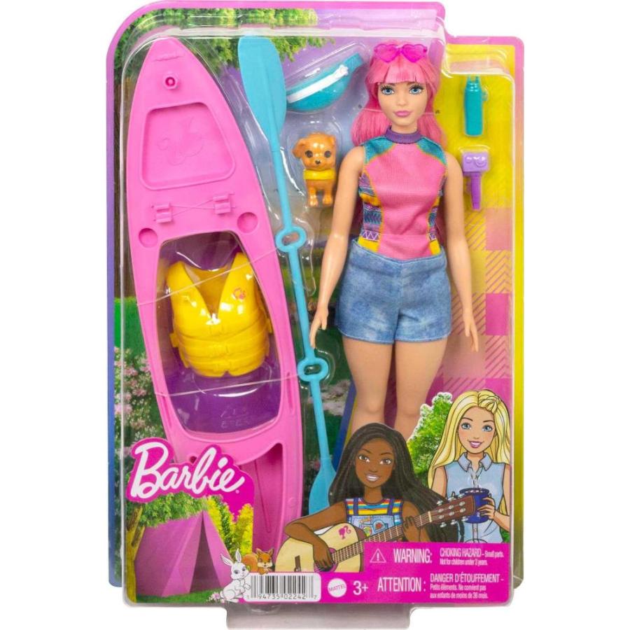 バービー Barbie Daisy Passeio de Caiaque Dia de Acampamento, Multicolor｜st-3｜06
