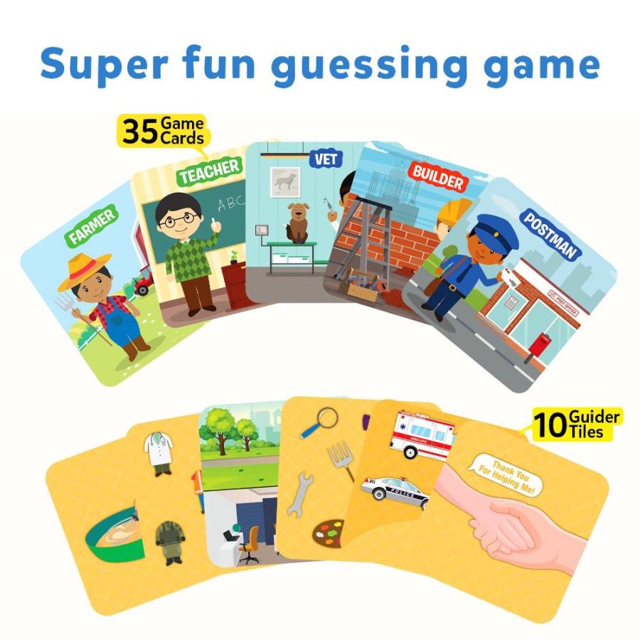 Skillmatics Card Game ー Guess in 10 Junior Community Helpers for Boys, Girl｜st-3｜02