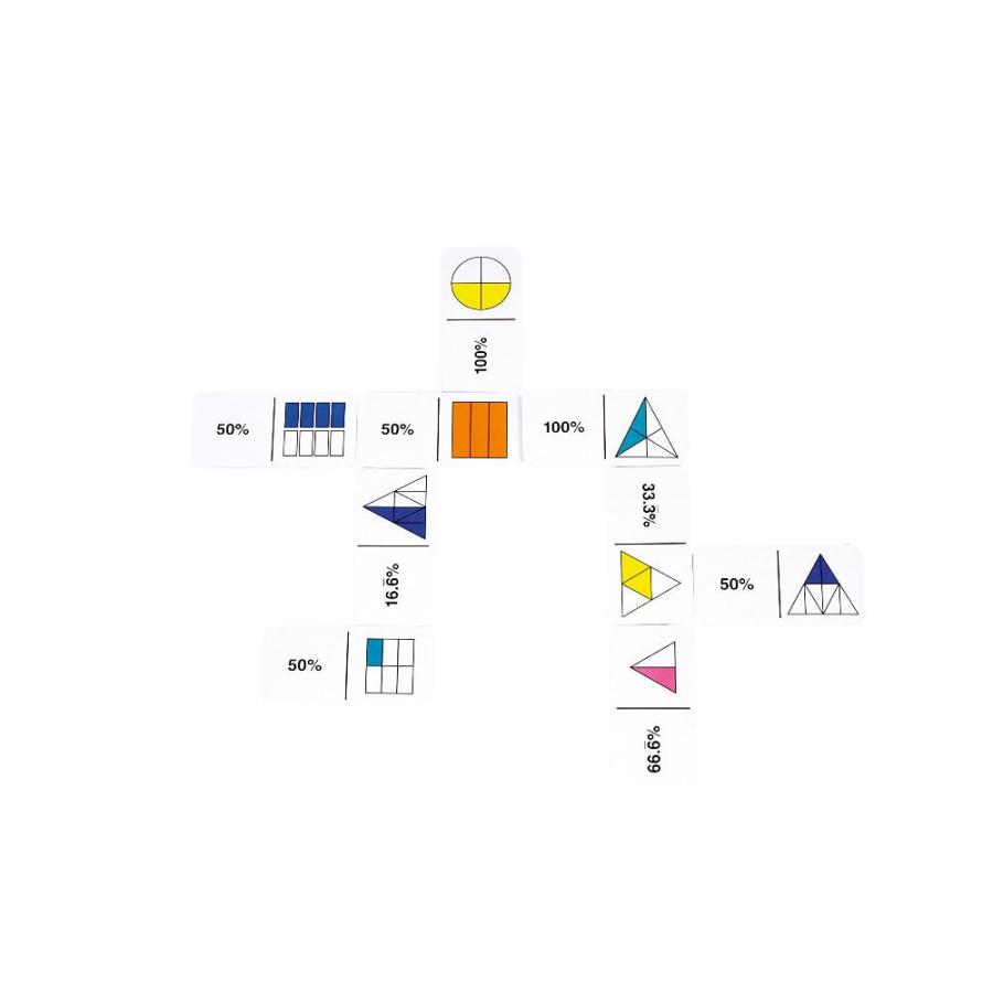Rainbow Fraction Dominoes｜st-3｜04