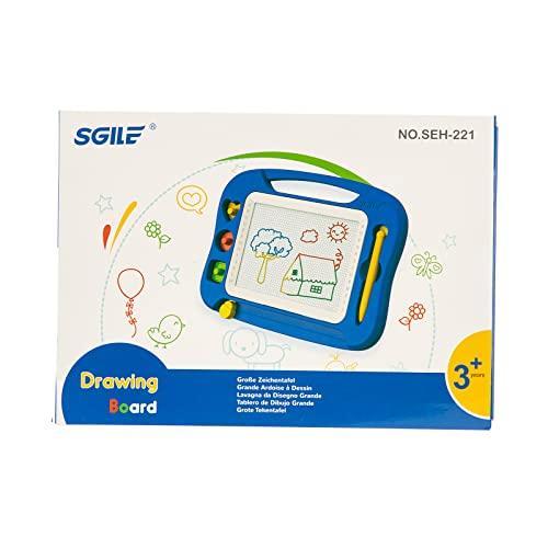 SGILE Magnetic Drawing Board for Kids, Colorful Erasable Doodle Board with｜st-3｜10