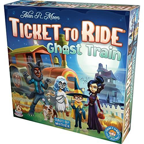 Ticket to Ride Ghost Train Board Game | Train Themed Strategy Game | Fun Fa｜st-3｜10