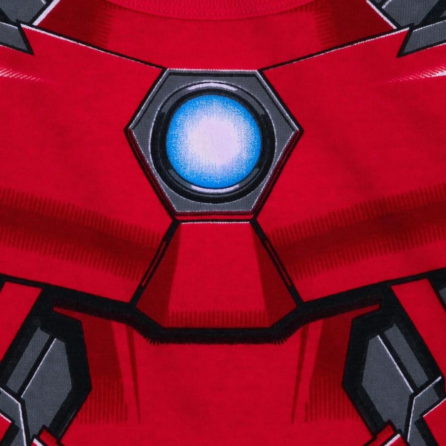 マーベル Marvel Iron Man Costume PJ PALS for Kids ー 8 Multicolored｜st-3｜04