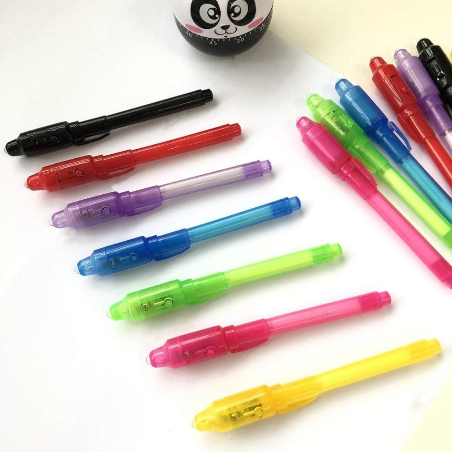 SCStyle Invisible Ink Pen 28Pcs with UV Light Magic Marker for Secret Messa｜st-3｜08