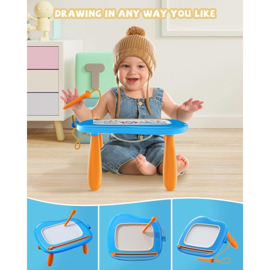 Magnetic Drawing Board, Doodle Board for Toddlers Toys Age 1ー2, Magnetic Wr｜st-3｜04
