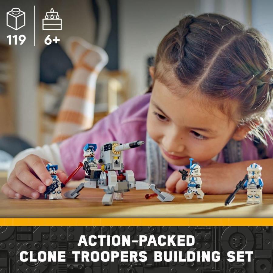 LEGO スターウォーズ Star Wars 501st Clone Troopers Battle Pack Toy Set, Buildable｜st-3｜02