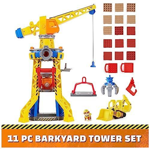 Rubble & Crew, Bark Yard Crane Tower Playset with Rubble Action Figure, Toy｜st-3｜06