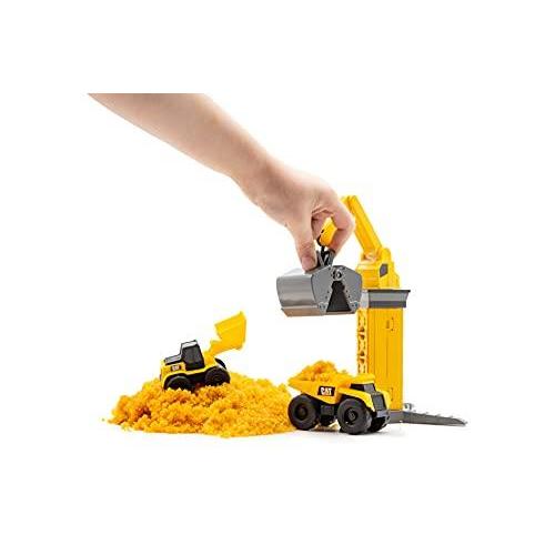 CAT Construction Toys Little Machines Ground Crew Playset with InstaーDirt ー｜st-3｜09