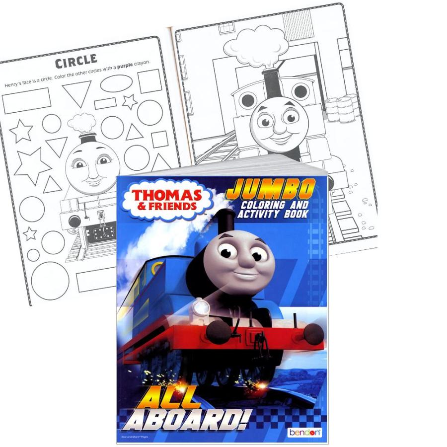 Thomas The Train Coloring Book with Thomas and Friends Stickers｜st-3｜02