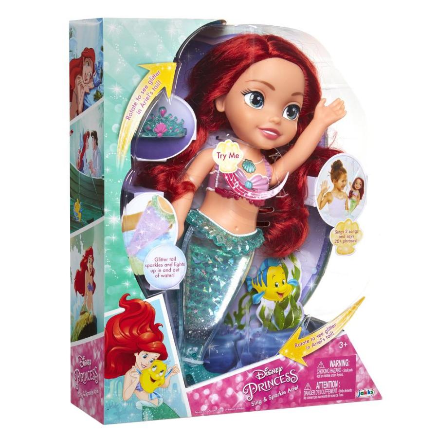 Disney Sing and Sparkle Ariel Doll, Multicoloured｜st-3｜08