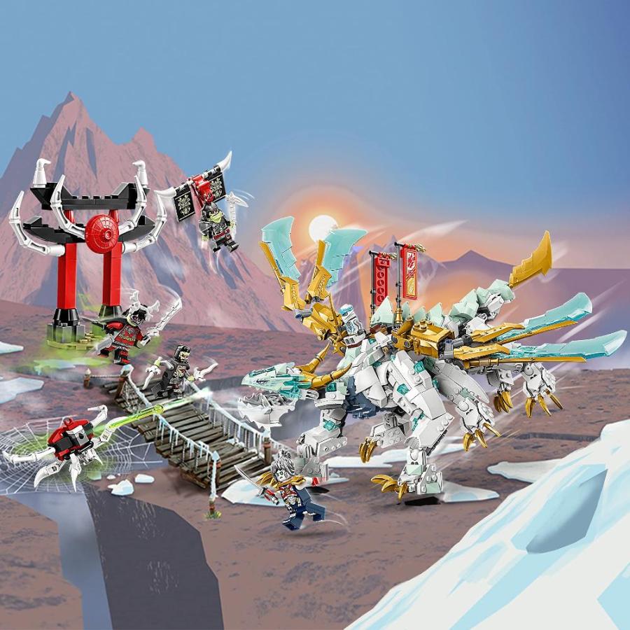 LEGO NINJAGO Zane’s Ice Dragon Creature 71786, 2in1 Dragon Toy to Action Fi｜st-3｜02