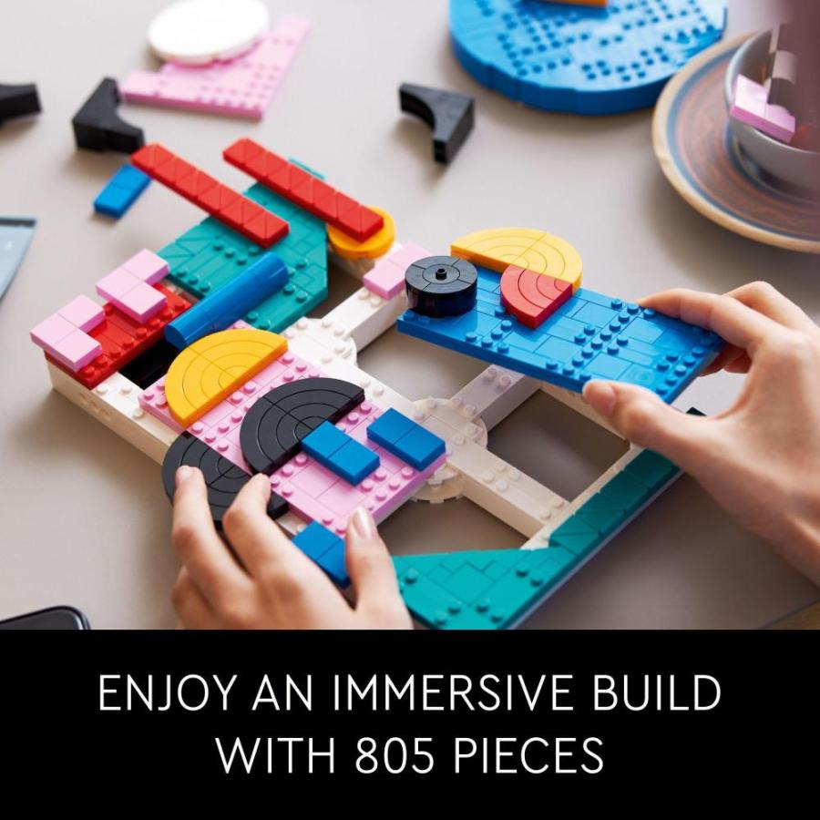 LEGO Art モダンアート 31210 組み立て&ディスプレイ ホームデコレーション 抽象的な壁アートキット 芸術的な人々への誕生日プレゼントアイ｜st-3｜05