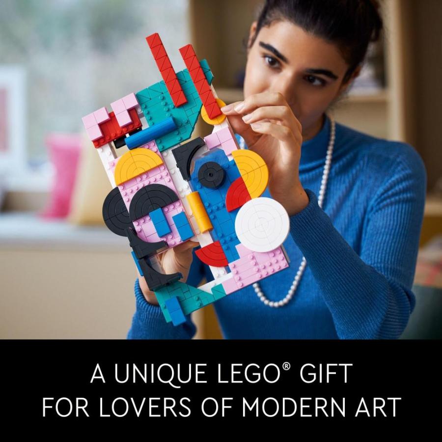 LEGO Art モダンアート 31210 組み立て&ディスプレイ ホームデコレーション 抽象的な壁アートキット 芸術的な人々への誕生日プレゼントアイ｜st-3｜06