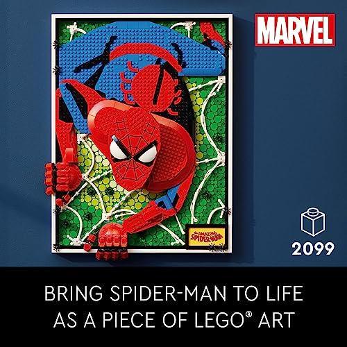 LEGO Art アメイジング・スパイダーマン 31209 ビルド&ディスプレイ ホームインテリア ウォールアートキット ノスタルジックなスーパーヒー｜st-3｜02