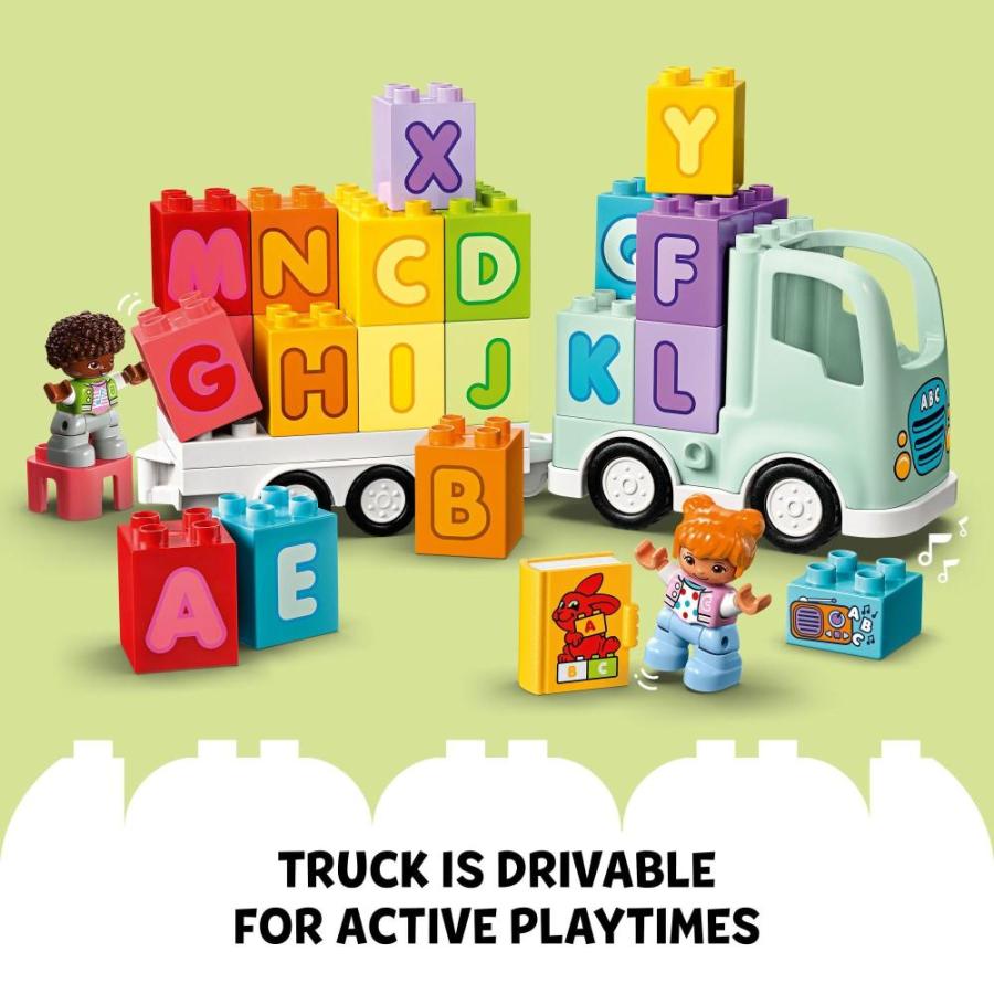 LEGO DUPLO Town Alphabet Truck Toy, Construction Toy for Kids Aged 2 and Up｜st-3｜05