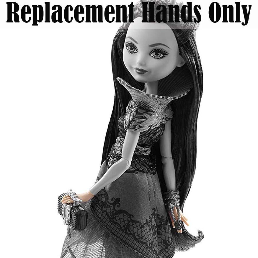 FisherーPrice 交換用パーツ Raven Queen Doll Ever After High Raven Queen Doll BBD42｜st-3｜03