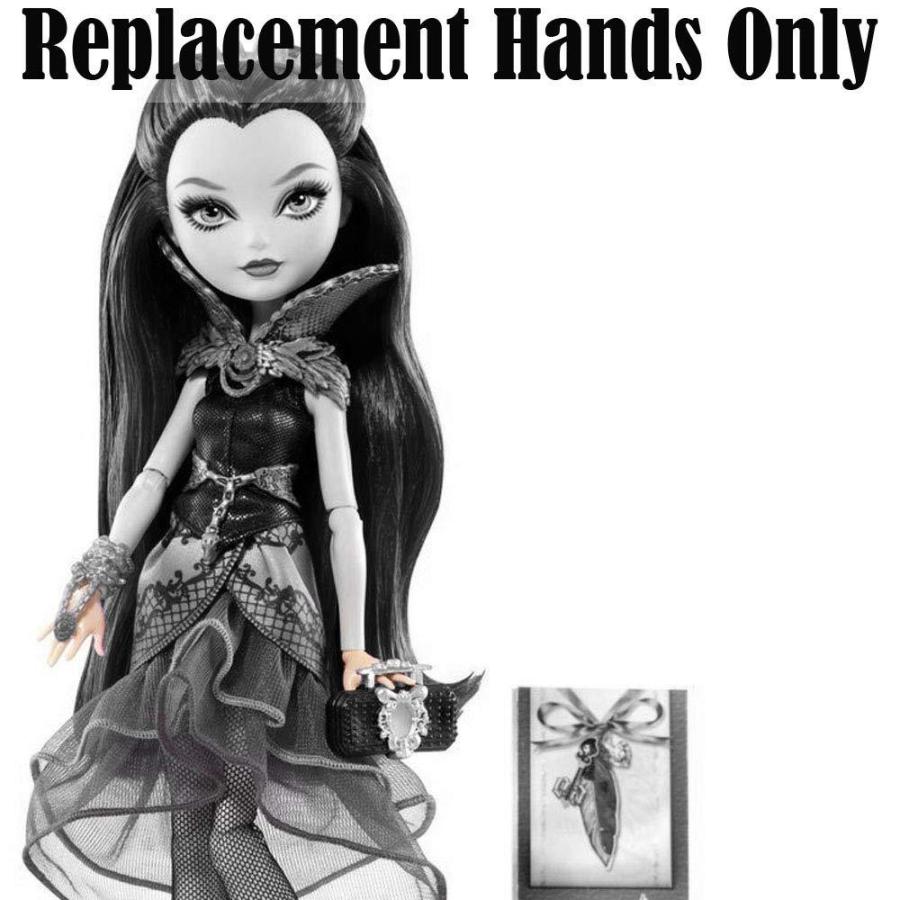 FisherーPrice 交換用パーツ Raven Queen Doll Ever After High Raven Queen Doll BBD42｜st-3｜05