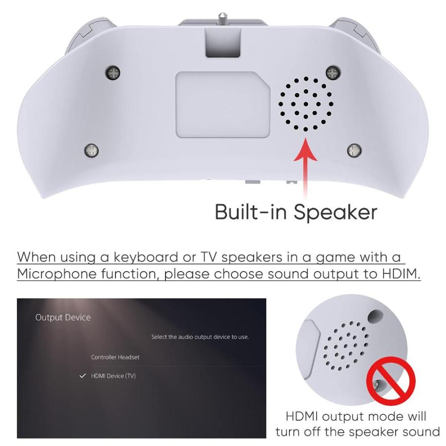 MENEEA ワイヤレスコントローラーキーボード PS5 Bluetooth 3.0 ミニポータブルゲームパッド 内蔵スピーカー&3.5mmオーディオ｜st-3｜06